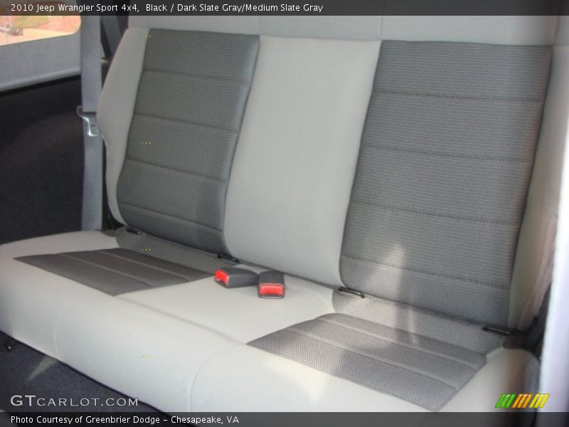 Black / Dark Slate Gray/Medium Slate Gray 2010 Jeep Wrangler Sport 4x4
