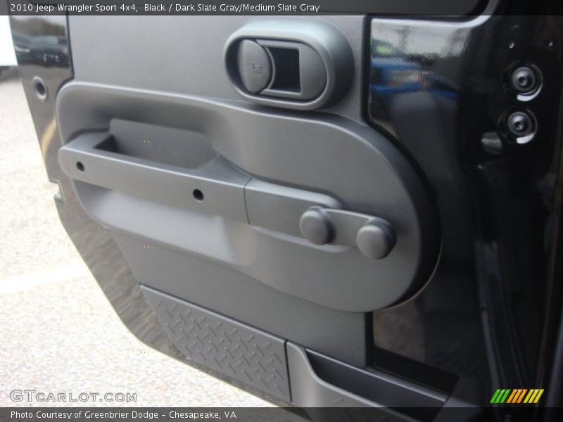 Black / Dark Slate Gray/Medium Slate Gray 2010 Jeep Wrangler Sport 4x4