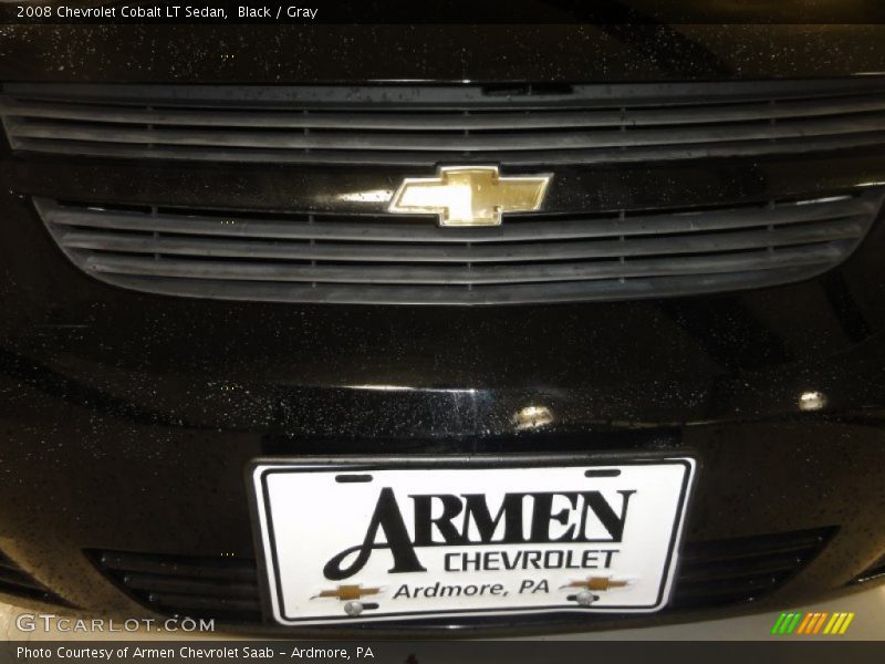 Black / Gray 2008 Chevrolet Cobalt LT Sedan