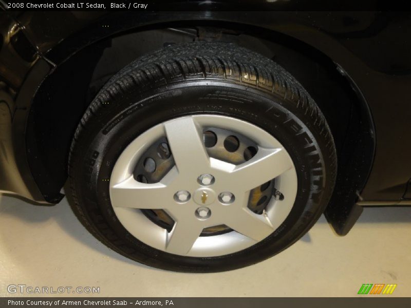 Black / Gray 2008 Chevrolet Cobalt LT Sedan