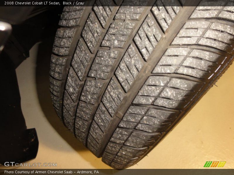 Black / Gray 2008 Chevrolet Cobalt LT Sedan