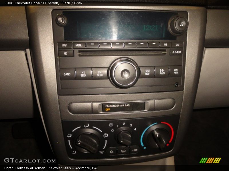 Black / Gray 2008 Chevrolet Cobalt LT Sedan