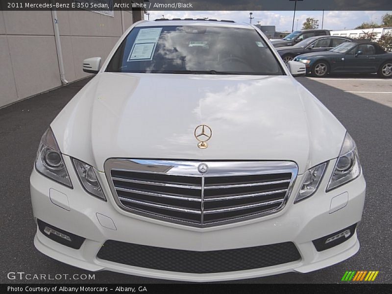 Arctic White / Almond/Black 2011 Mercedes-Benz E 350 Sedan
