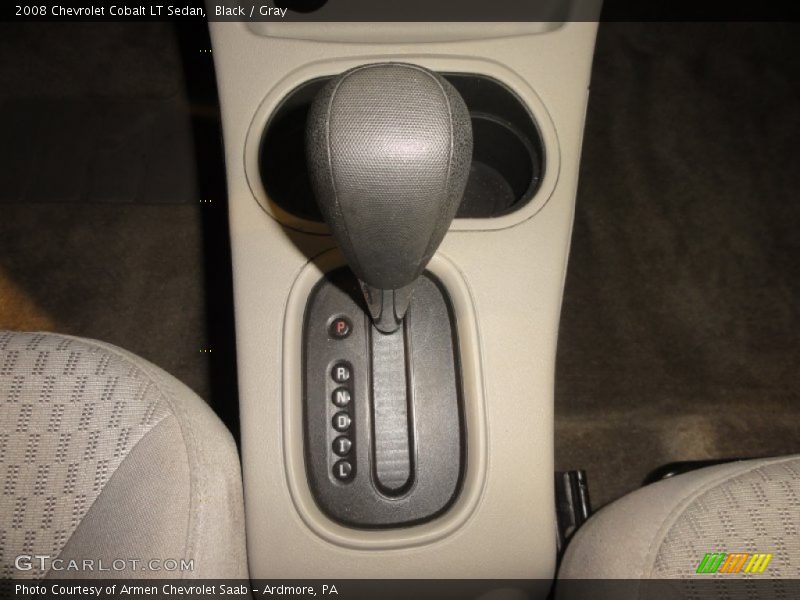 Black / Gray 2008 Chevrolet Cobalt LT Sedan