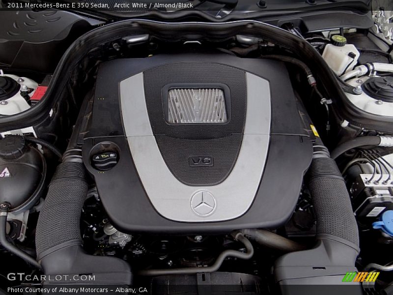 Arctic White / Almond/Black 2011 Mercedes-Benz E 350 Sedan