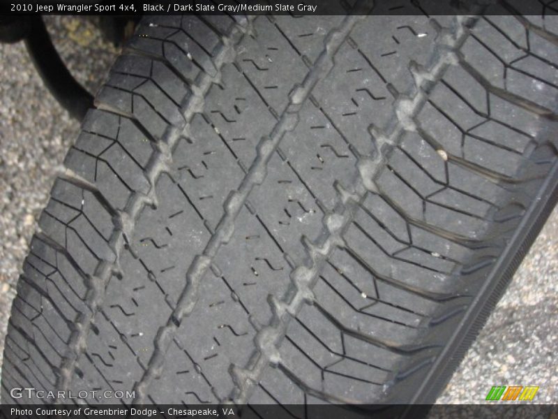 Black / Dark Slate Gray/Medium Slate Gray 2010 Jeep Wrangler Sport 4x4