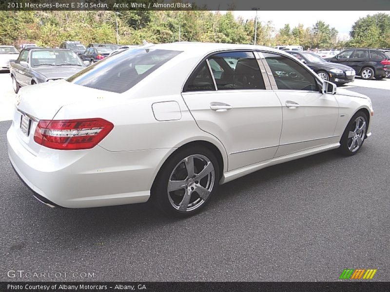 Arctic White / Almond/Black 2011 Mercedes-Benz E 350 Sedan