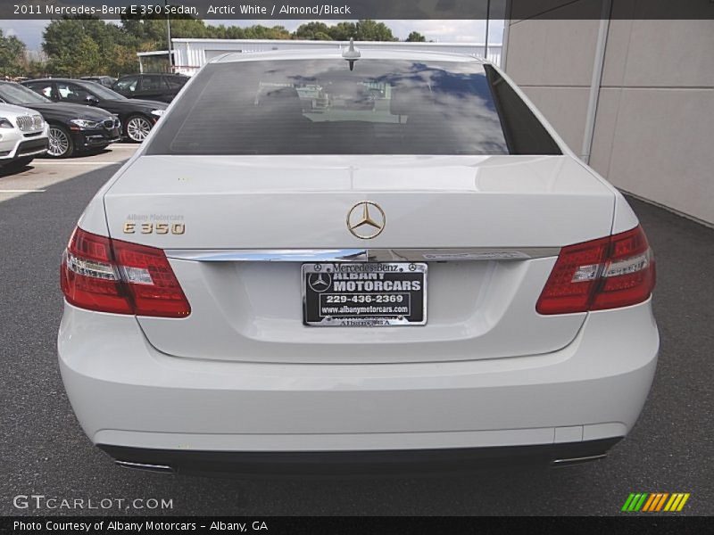 Arctic White / Almond/Black 2011 Mercedes-Benz E 350 Sedan
