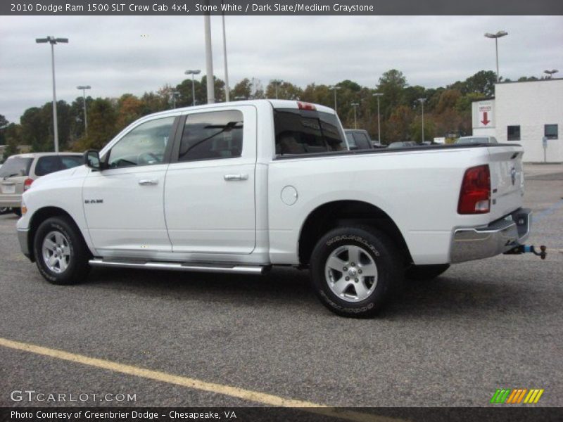 Stone White / Dark Slate/Medium Graystone 2010 Dodge Ram 1500 SLT Crew Cab 4x4