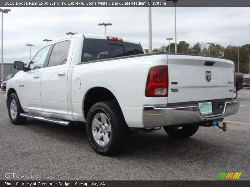 Stone White / Dark Slate/Medium Graystone 2010 Dodge Ram 1500 SLT Crew Cab 4x4