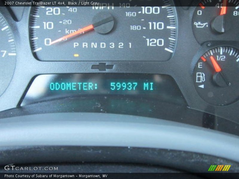 Black / Light Gray 2007 Chevrolet TrailBlazer LT 4x4