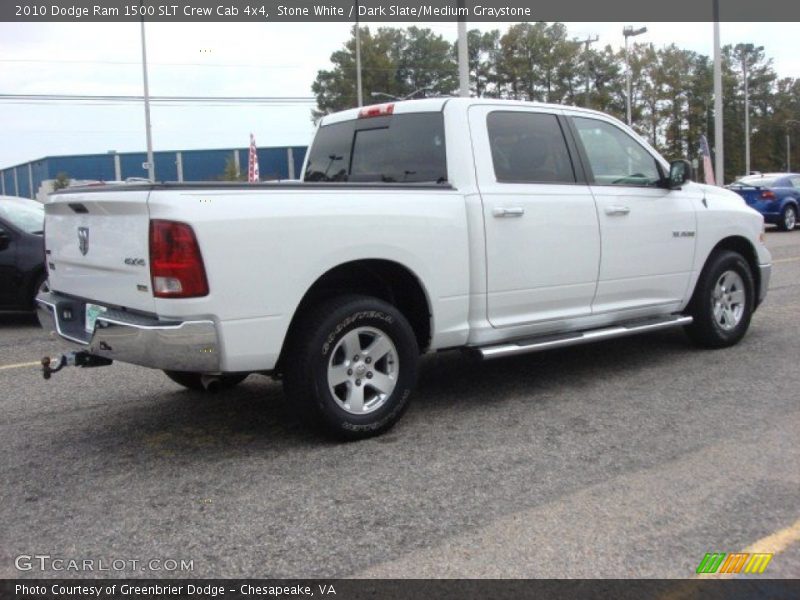 Stone White / Dark Slate/Medium Graystone 2010 Dodge Ram 1500 SLT Crew Cab 4x4