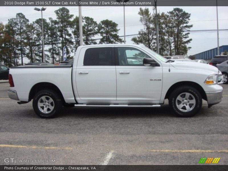 Stone White / Dark Slate/Medium Graystone 2010 Dodge Ram 1500 SLT Crew Cab 4x4