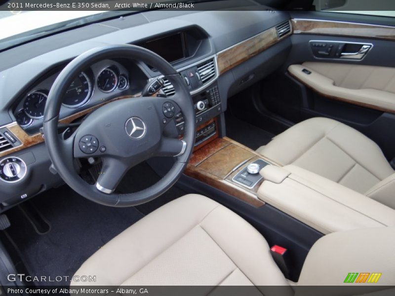 Arctic White / Almond/Black 2011 Mercedes-Benz E 350 Sedan