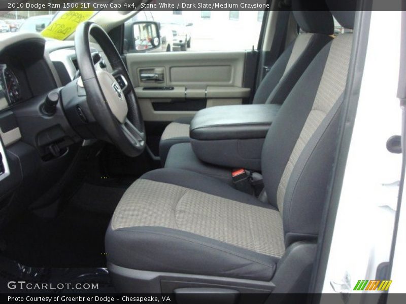 Stone White / Dark Slate/Medium Graystone 2010 Dodge Ram 1500 SLT Crew Cab 4x4