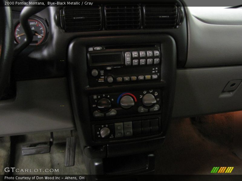 Blue-Black Metallic / Gray 2000 Pontiac Montana