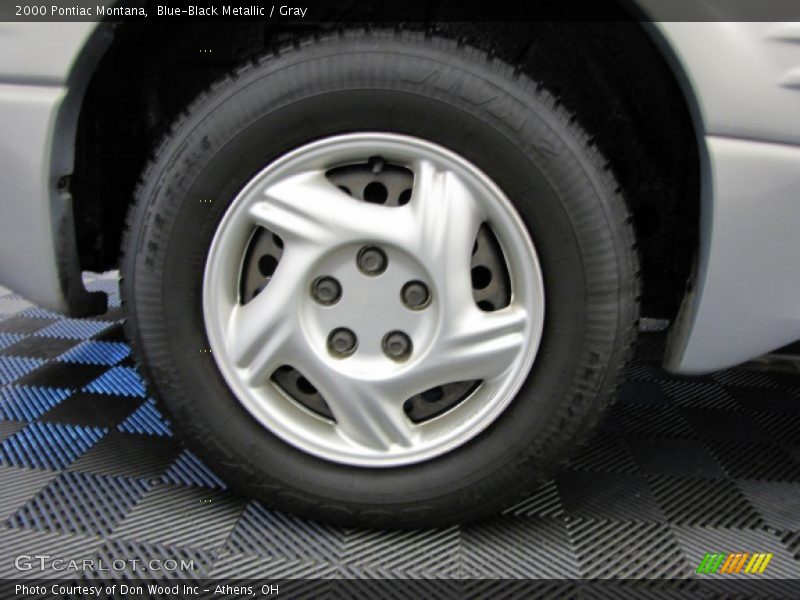 Blue-Black Metallic / Gray 2000 Pontiac Montana