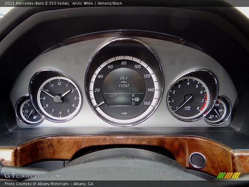 Arctic White / Almond/Black 2011 Mercedes-Benz E 350 Sedan
