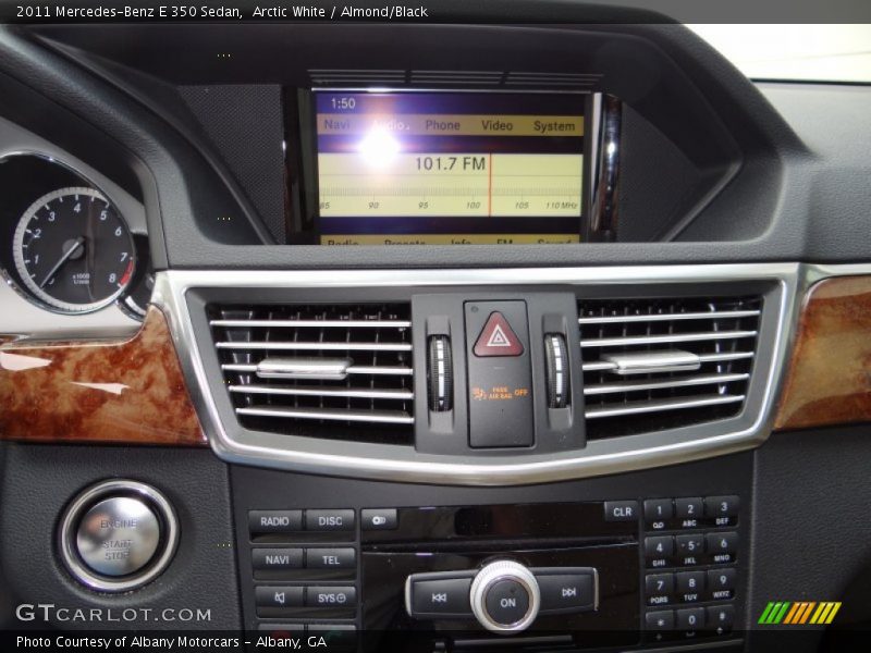 Arctic White / Almond/Black 2011 Mercedes-Benz E 350 Sedan