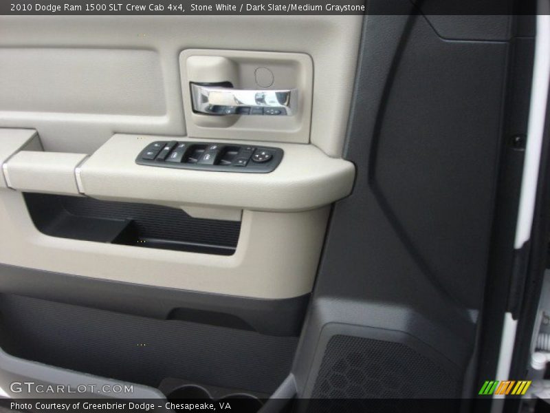 Stone White / Dark Slate/Medium Graystone 2010 Dodge Ram 1500 SLT Crew Cab 4x4
