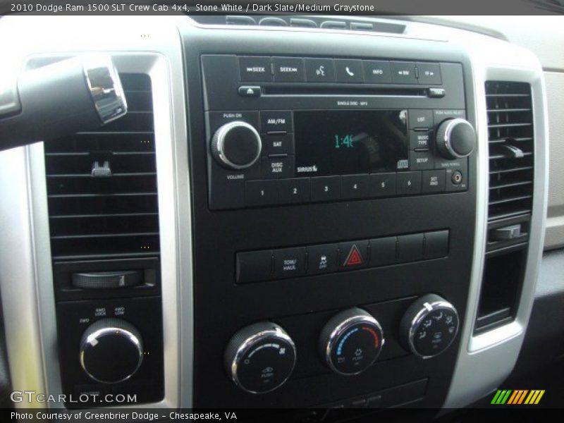 Stone White / Dark Slate/Medium Graystone 2010 Dodge Ram 1500 SLT Crew Cab 4x4