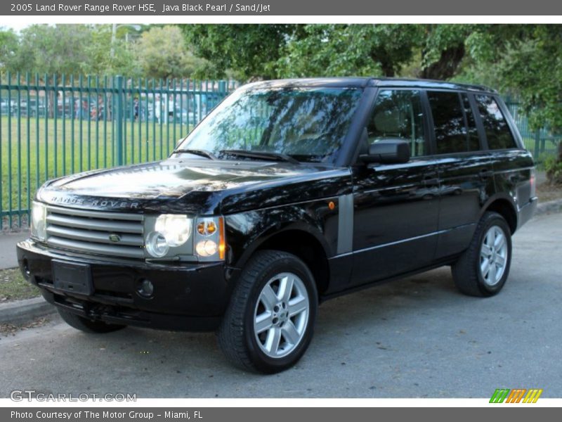 Java Black Pearl / Sand/Jet 2005 Land Rover Range Rover HSE