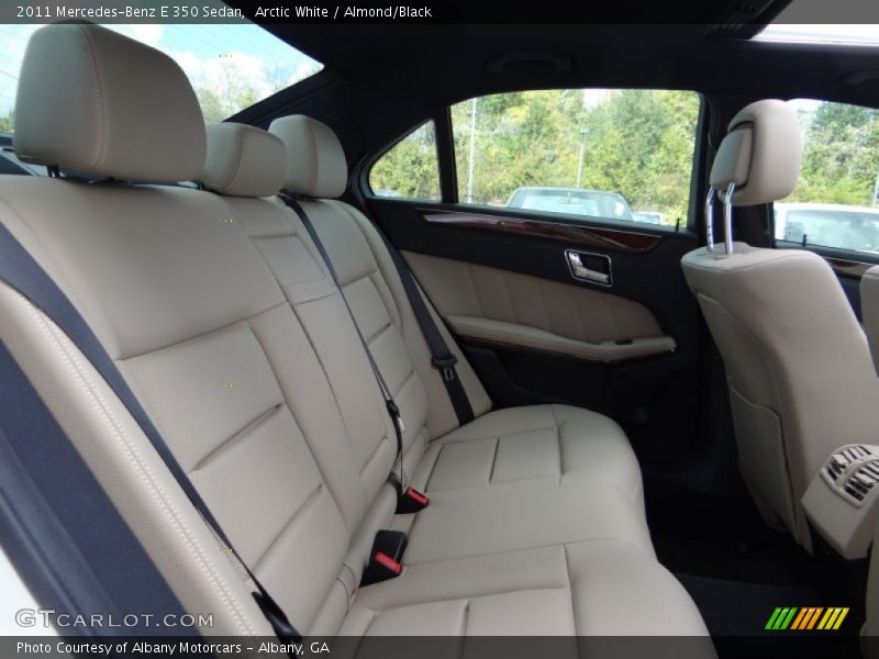 Arctic White / Almond/Black 2011 Mercedes-Benz E 350 Sedan