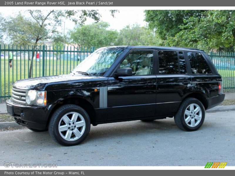 Java Black Pearl / Sand/Jet 2005 Land Rover Range Rover HSE