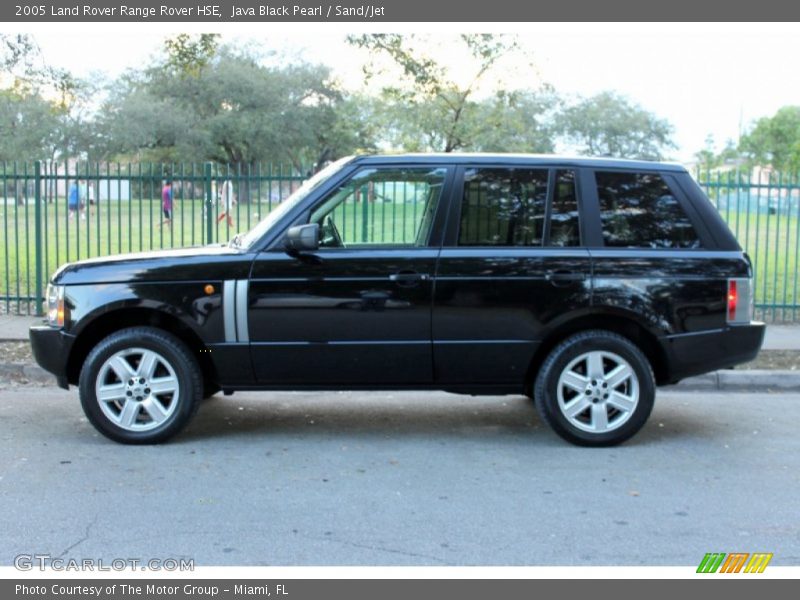 Java Black Pearl / Sand/Jet 2005 Land Rover Range Rover HSE