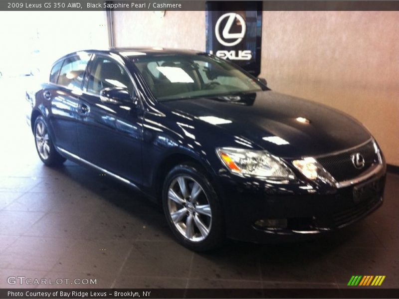 Black Sapphire Pearl / Cashmere 2009 Lexus GS 350 AWD