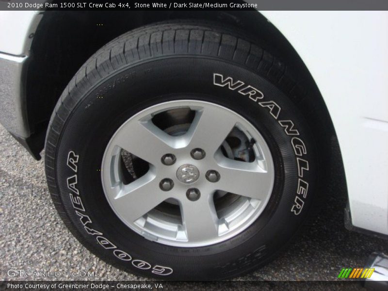 Stone White / Dark Slate/Medium Graystone 2010 Dodge Ram 1500 SLT Crew Cab 4x4