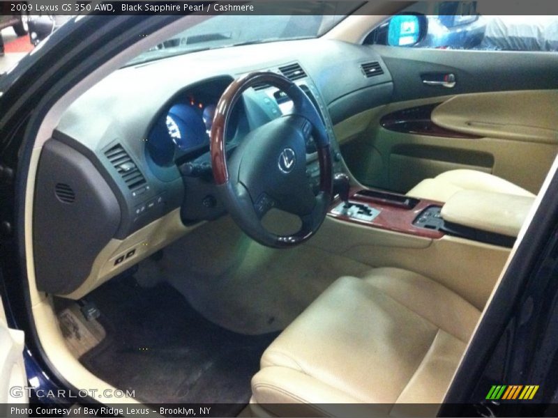 Black Sapphire Pearl / Cashmere 2009 Lexus GS 350 AWD