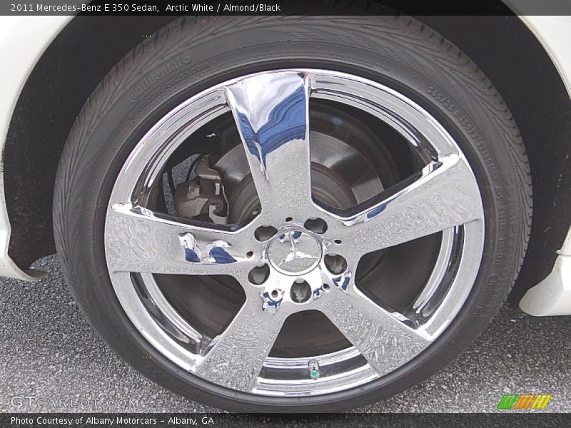Arctic White / Almond/Black 2011 Mercedes-Benz E 350 Sedan