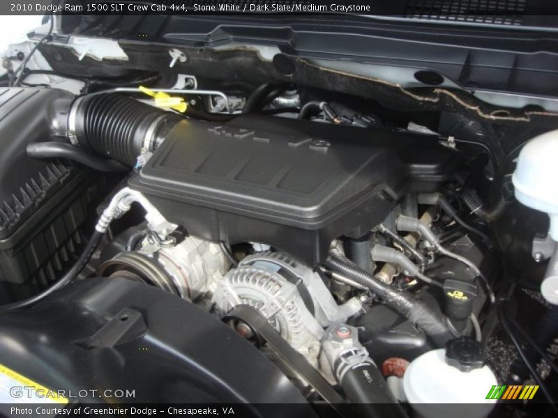 Stone White / Dark Slate/Medium Graystone 2010 Dodge Ram 1500 SLT Crew Cab 4x4
