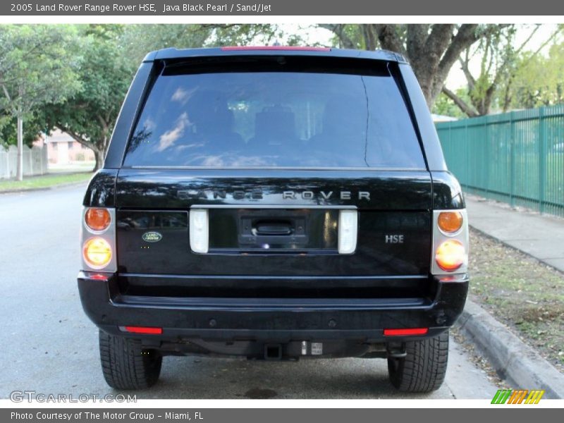 Java Black Pearl / Sand/Jet 2005 Land Rover Range Rover HSE