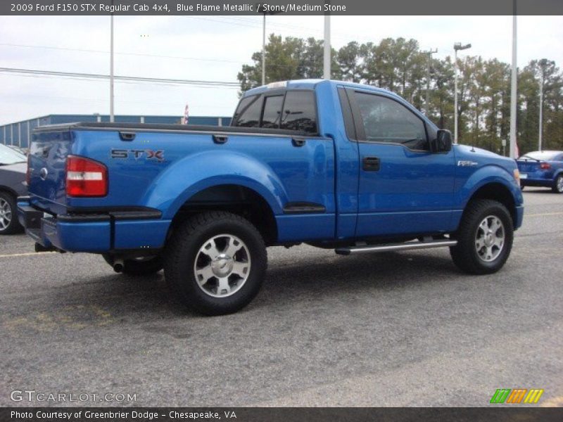  2009 F150 STX Regular Cab 4x4 Blue Flame Metallic