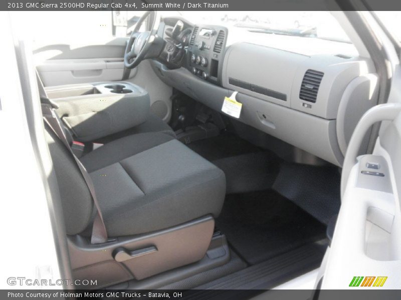 Summit White / Dark Titanium 2013 GMC Sierra 2500HD Regular Cab 4x4
