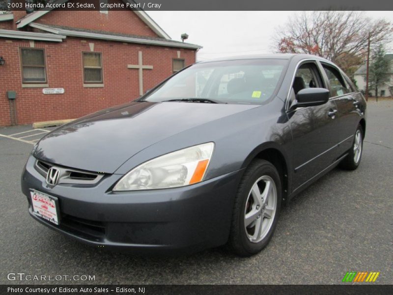 Graphite Pearl / Gray 2003 Honda Accord EX Sedan