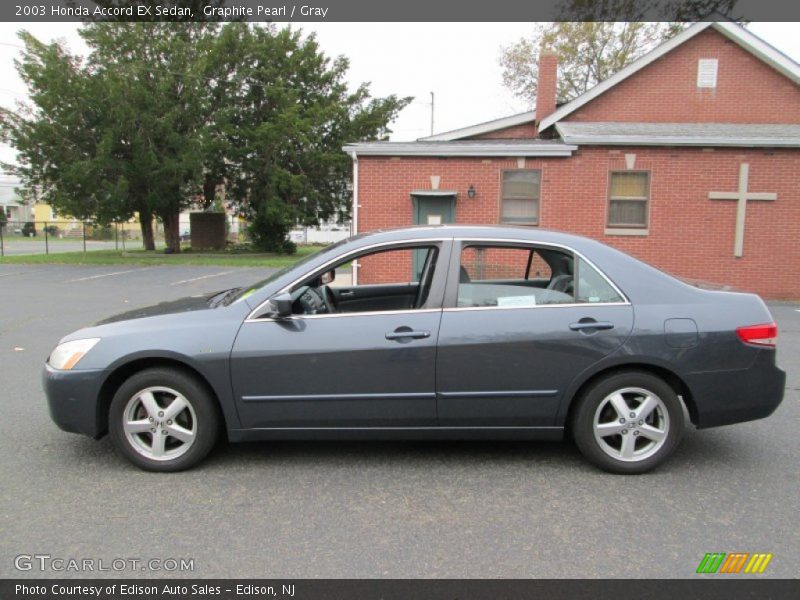 Graphite Pearl / Gray 2003 Honda Accord EX Sedan