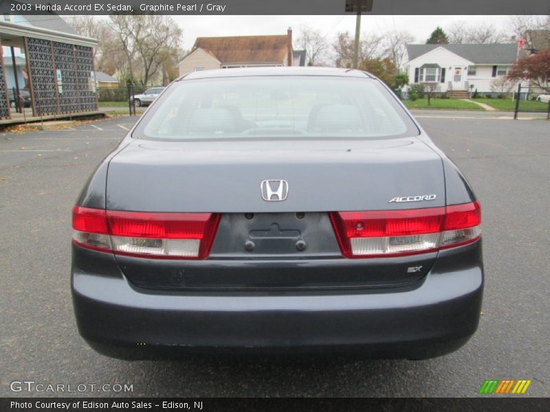 Graphite Pearl / Gray 2003 Honda Accord EX Sedan