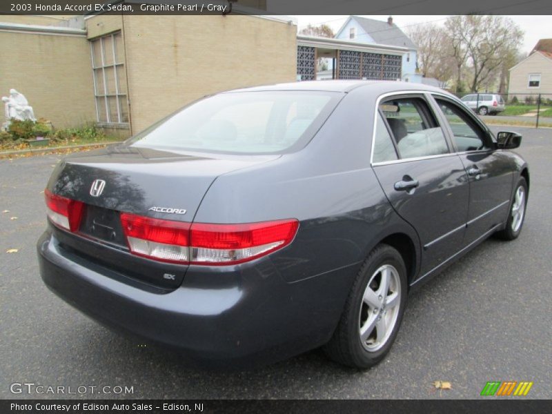 Graphite Pearl / Gray 2003 Honda Accord EX Sedan