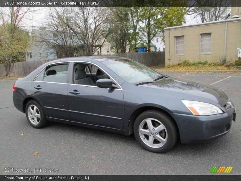 Graphite Pearl / Gray 2003 Honda Accord EX Sedan