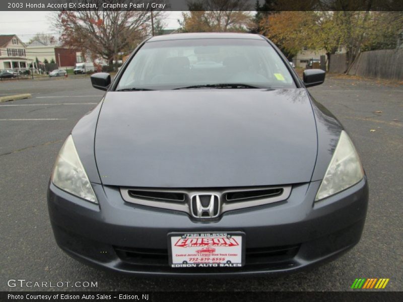 Graphite Pearl / Gray 2003 Honda Accord EX Sedan