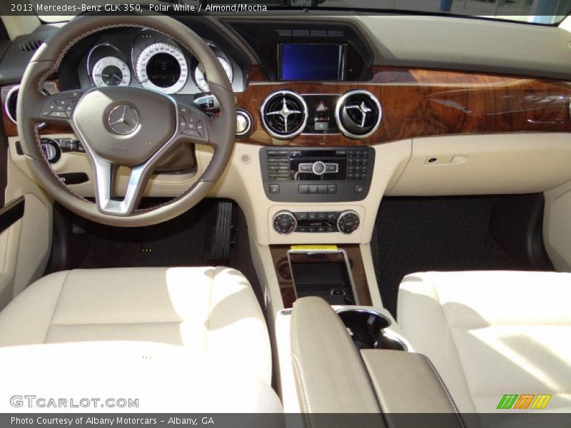 Polar White / Almond/Mocha 2013 Mercedes-Benz GLK 350