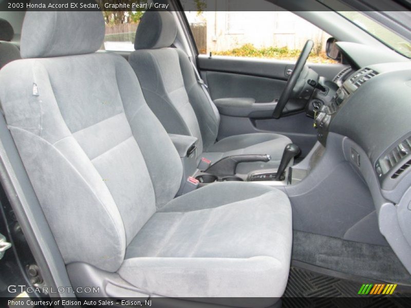 Graphite Pearl / Gray 2003 Honda Accord EX Sedan