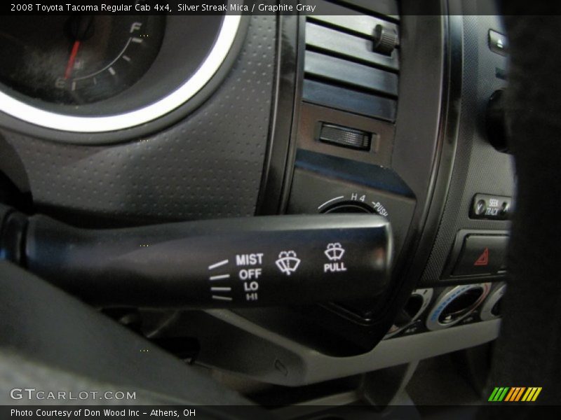 Controls of 2008 Tacoma Regular Cab 4x4