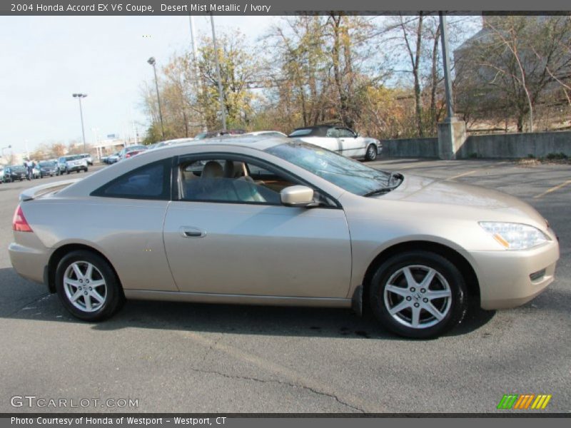 Desert Mist Metallic / Ivory 2004 Honda Accord EX V6 Coupe