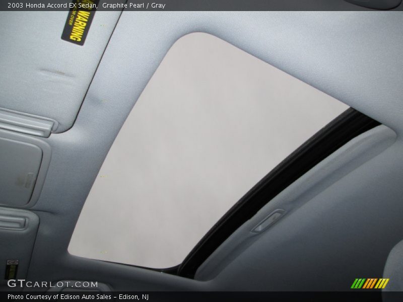 Sunroof of 2003 Accord EX Sedan