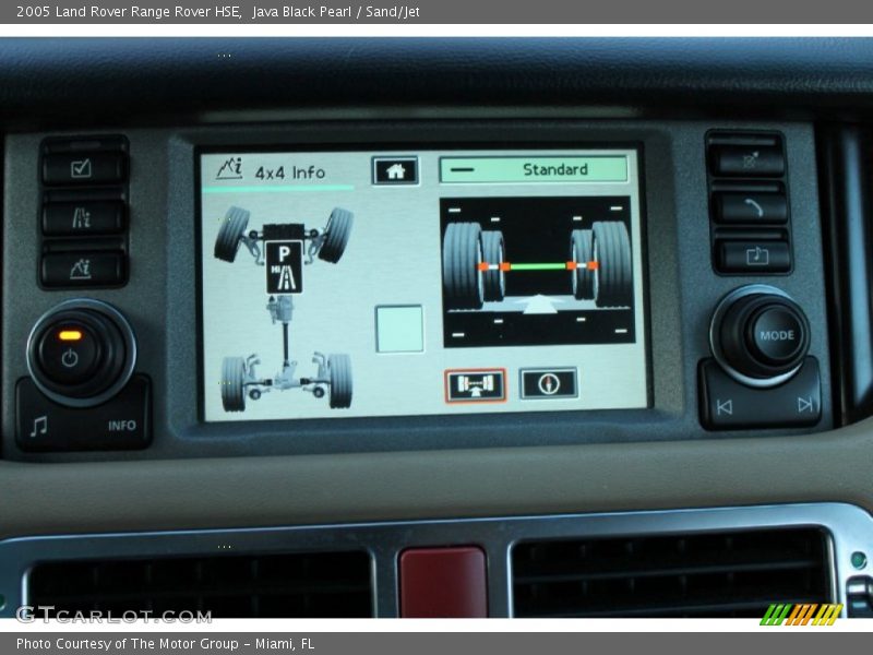 Java Black Pearl / Sand/Jet 2005 Land Rover Range Rover HSE