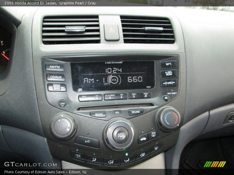 Controls of 2003 Accord EX Sedan